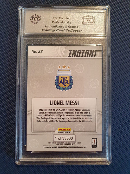 2026 Panini Instant #88 Lionel Messi - Reverso
