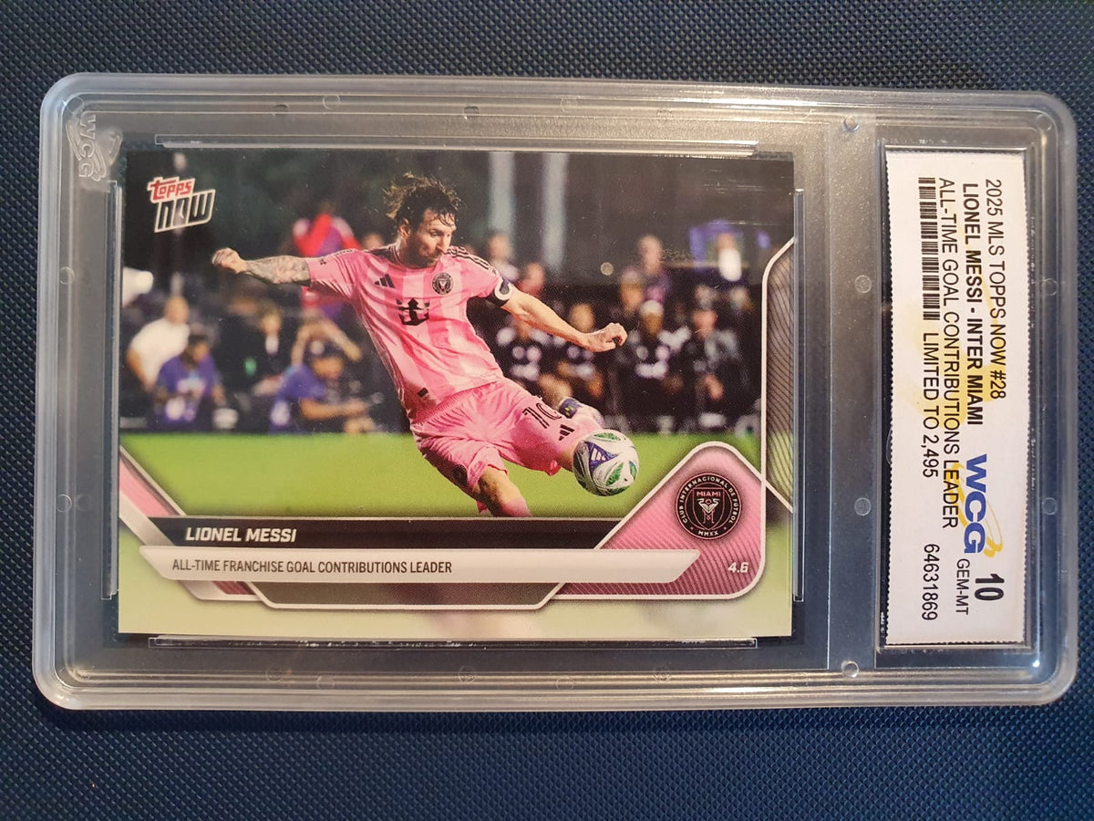 2025 MLS Topps Now #28 Lionel Messi - Reverso