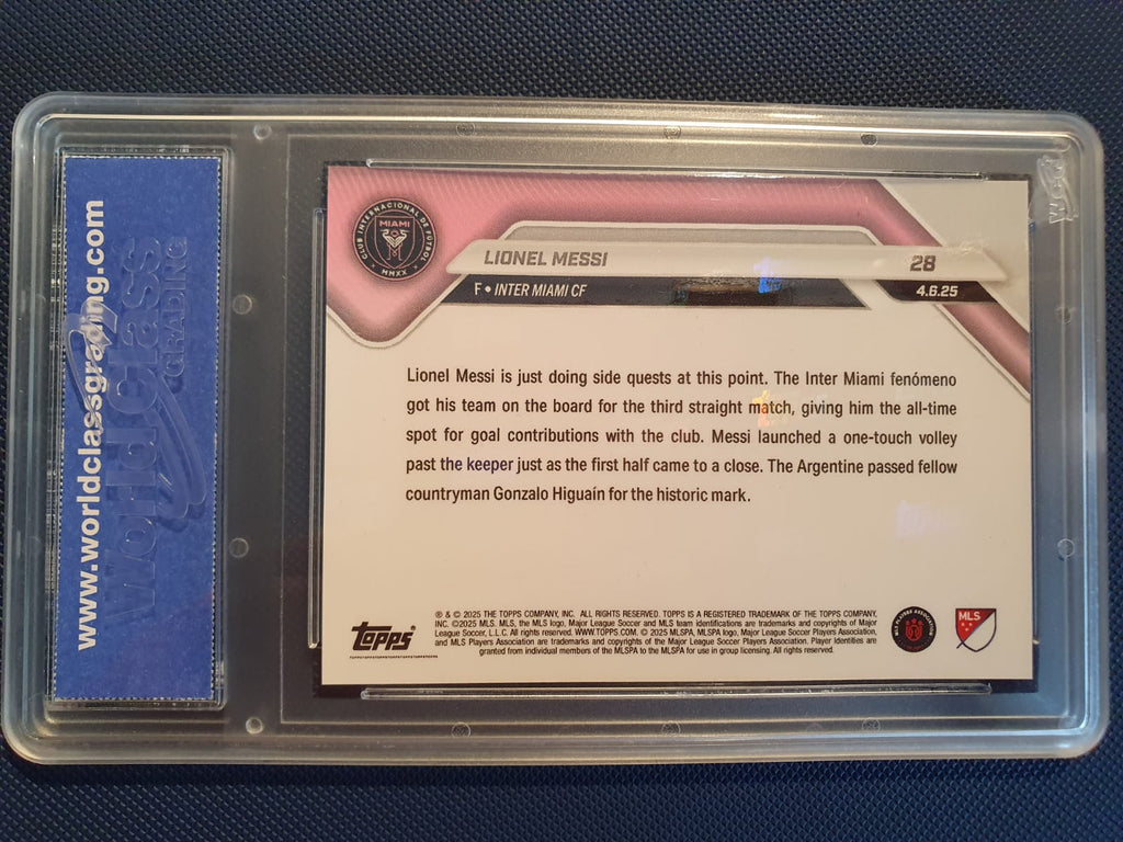 2025 MLS Topps Now #28 Lionel Messi - Frente