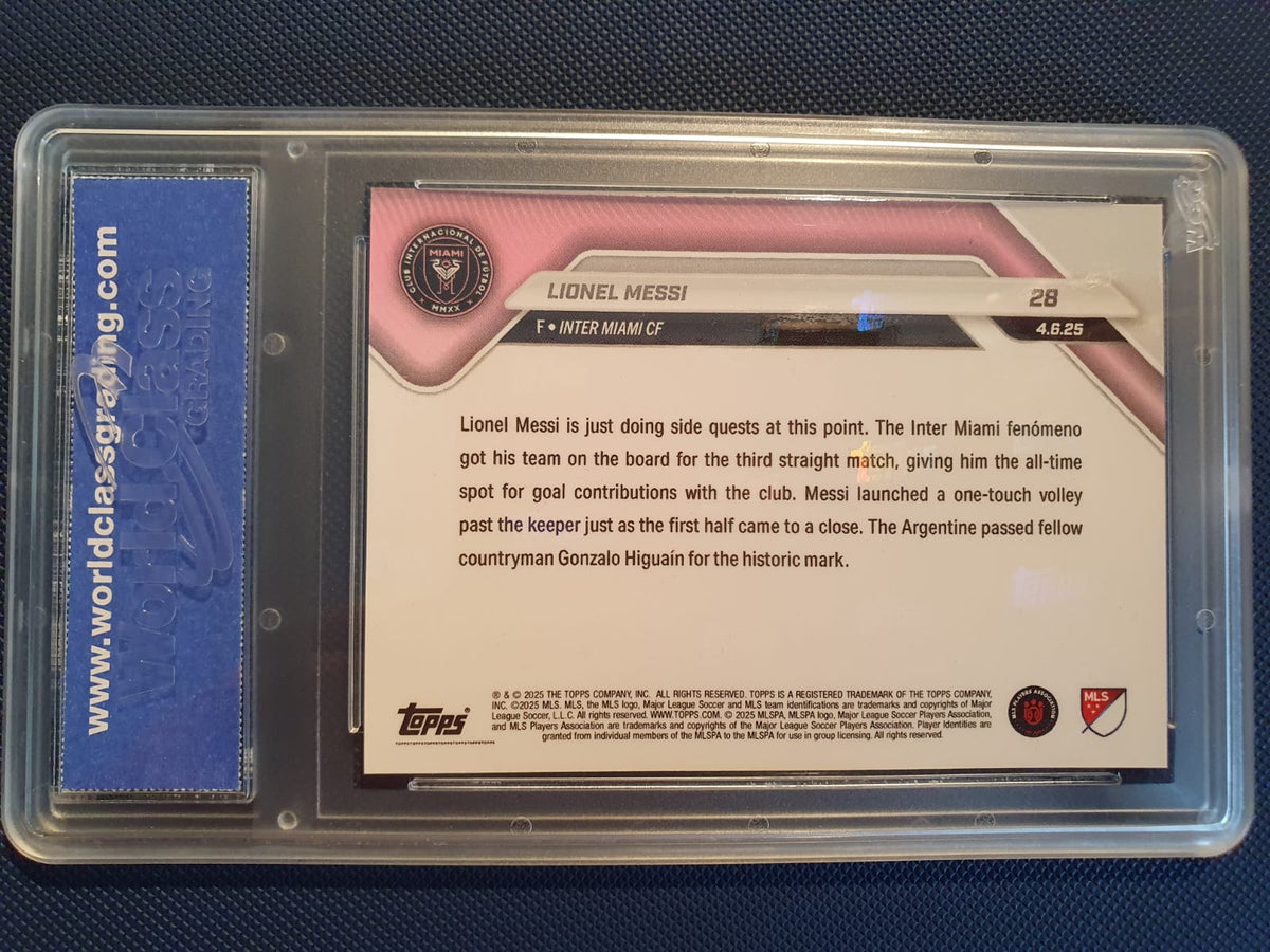 2025 MLS Topps Now #28 Lionel Messi - Frente