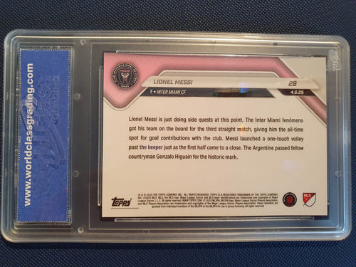 2025 MLS Topps Now #28 Lionel Messi - Frente