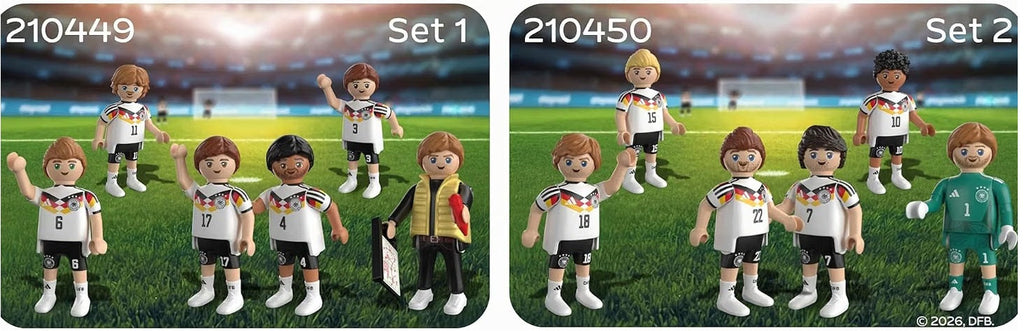 Playmobil Selección Alemana Set 1 (210449) y Set 2 (210450)