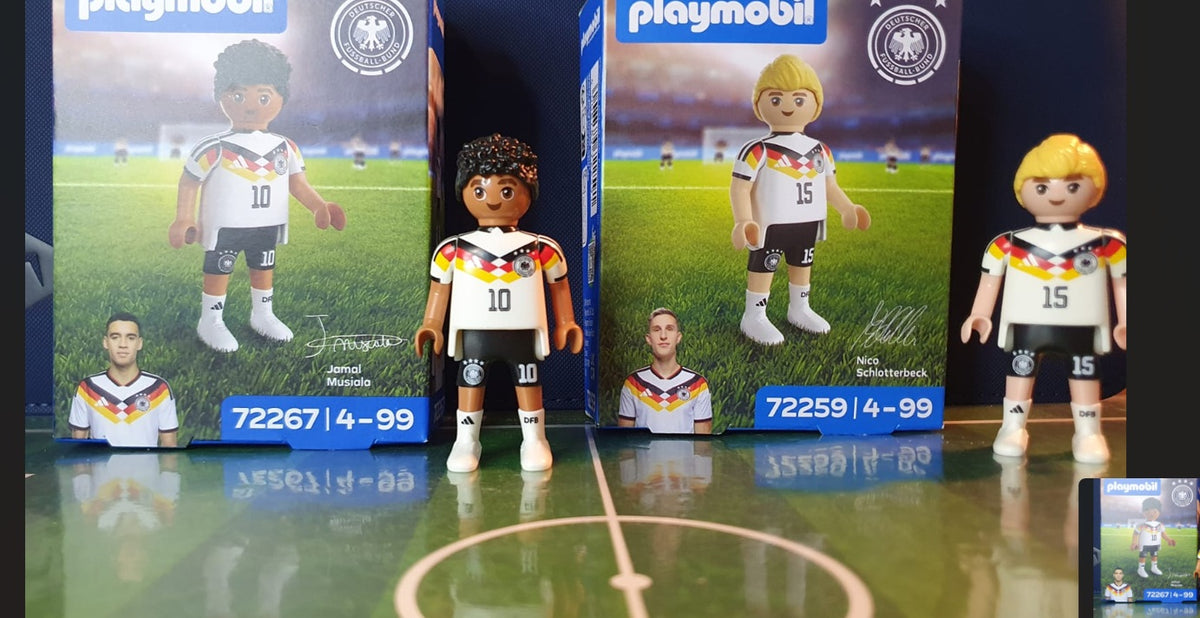 Playmobil Selección Alemana de Fútbol - Set 1 (6 jugadores)