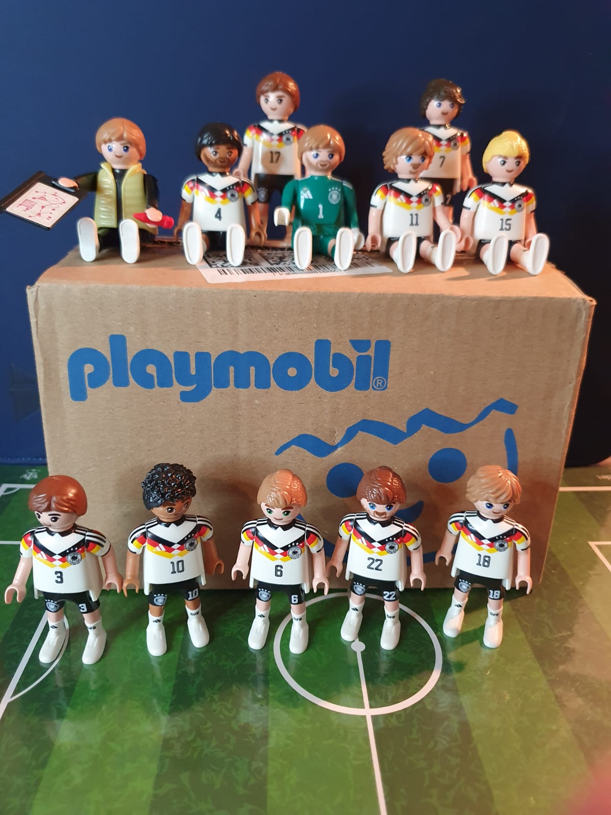 Set coleccionable Playmobil selección alemana de fútbol - 11 jugadores y entrenador