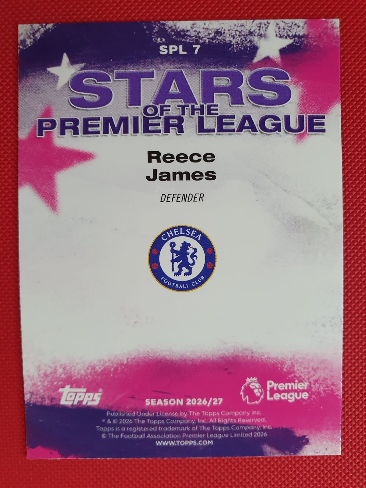 Reece James Stars of the Premier League SPL7 - Reverso