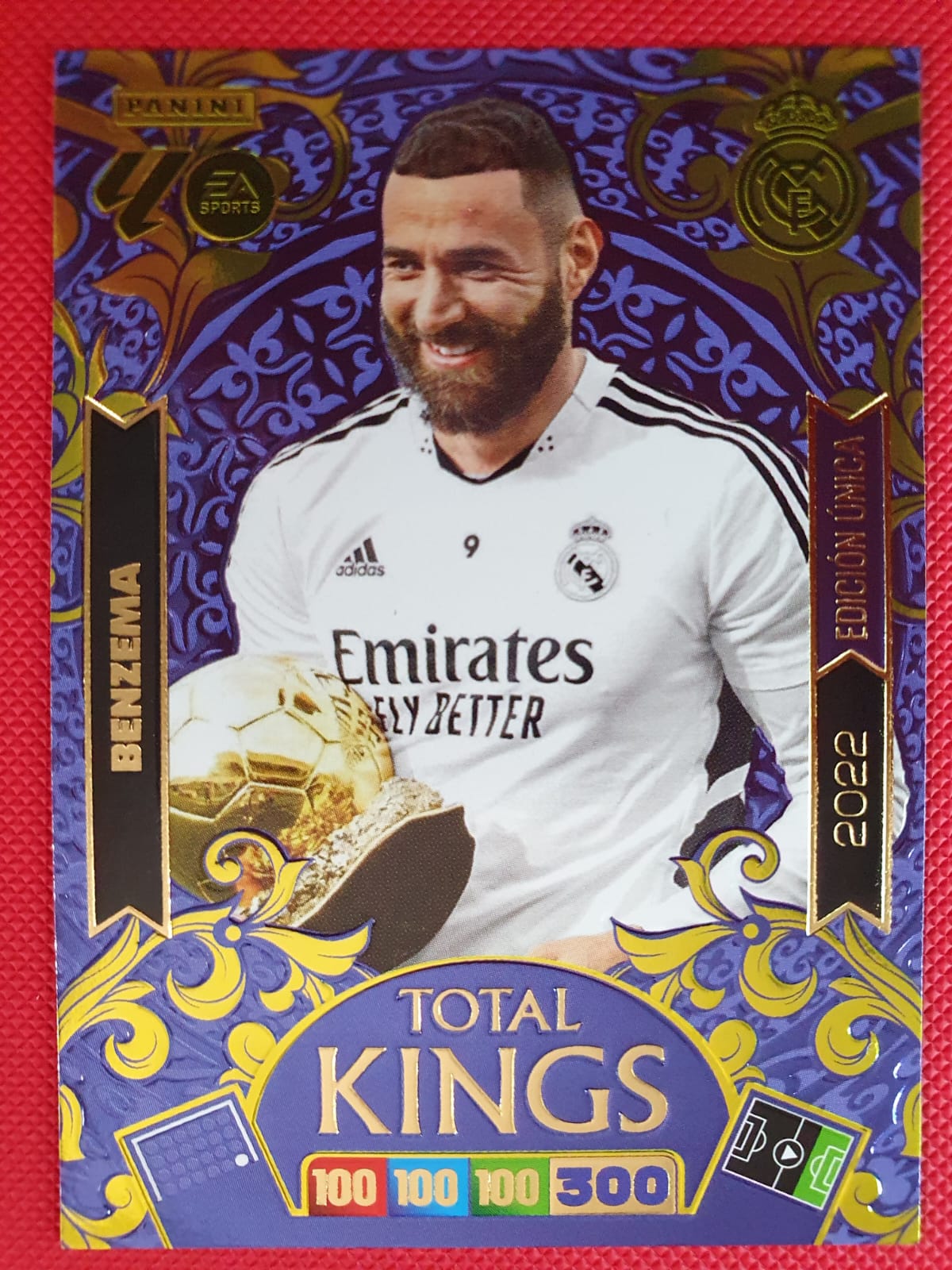 Benzema Total Kings Edición Única 2022 - Frente