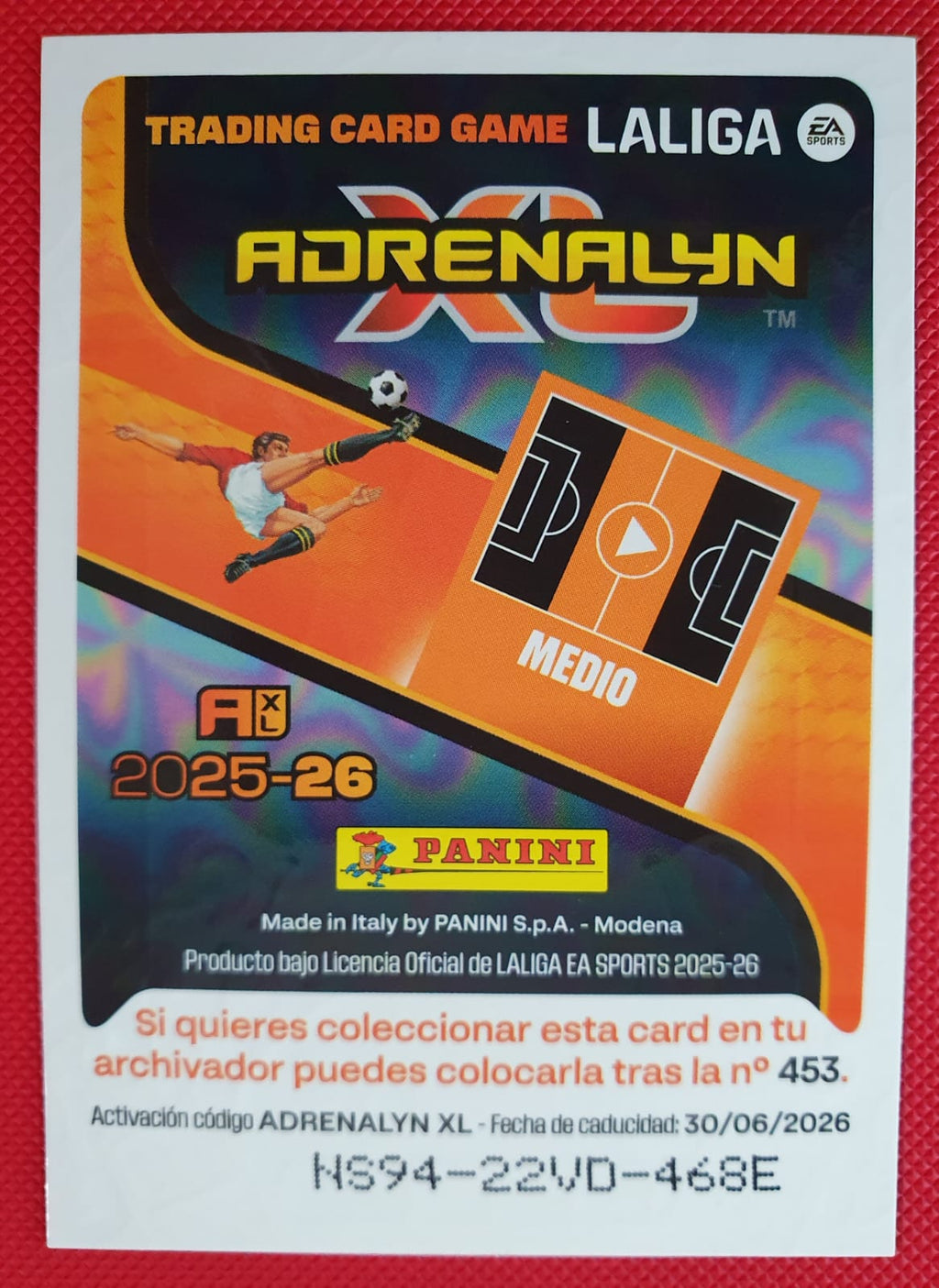 Joaquín Total Kings Edición Única 2021-22 - Reverso