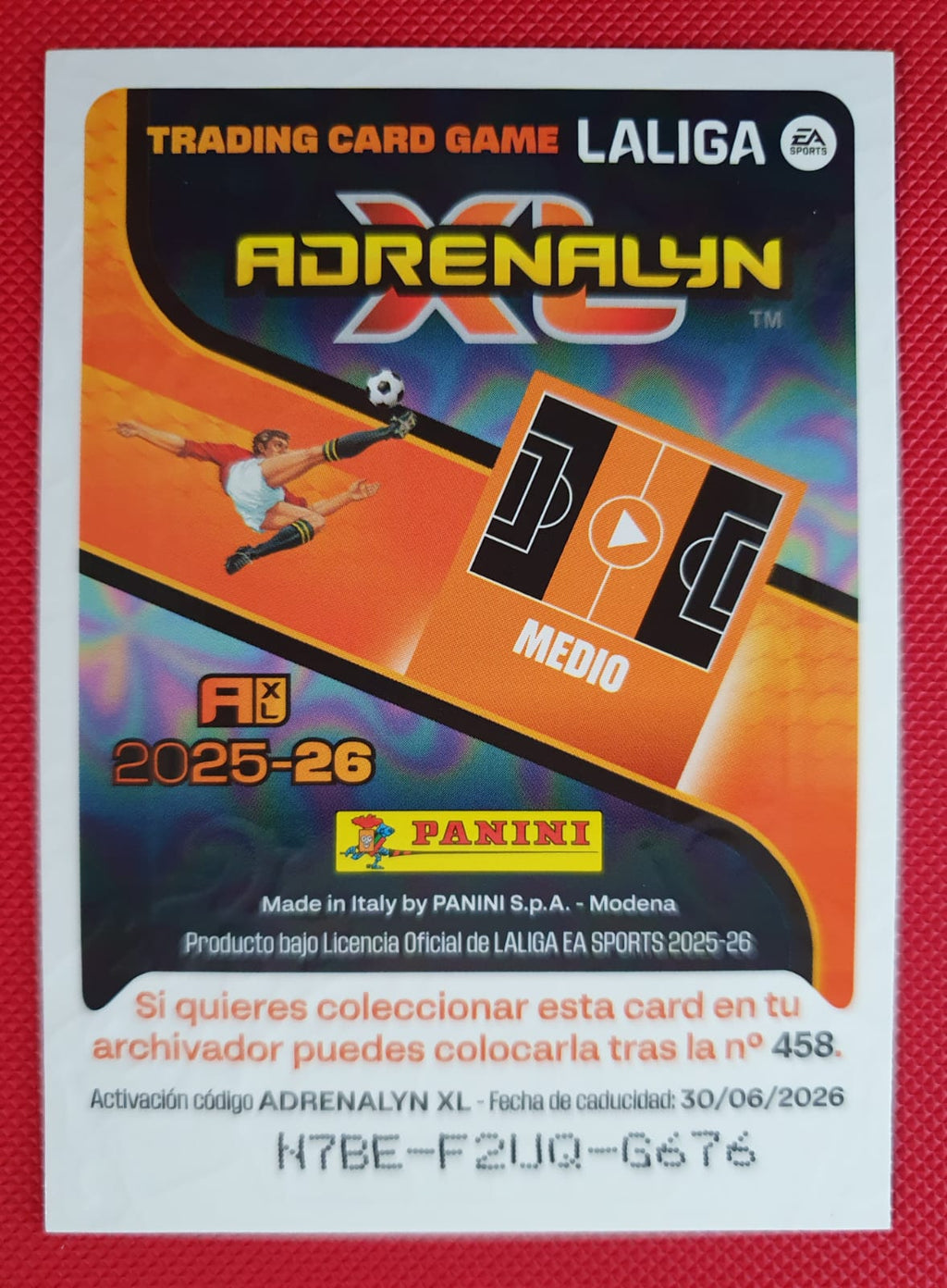 Modric Total Kings Edición Única 2018 - Reverso