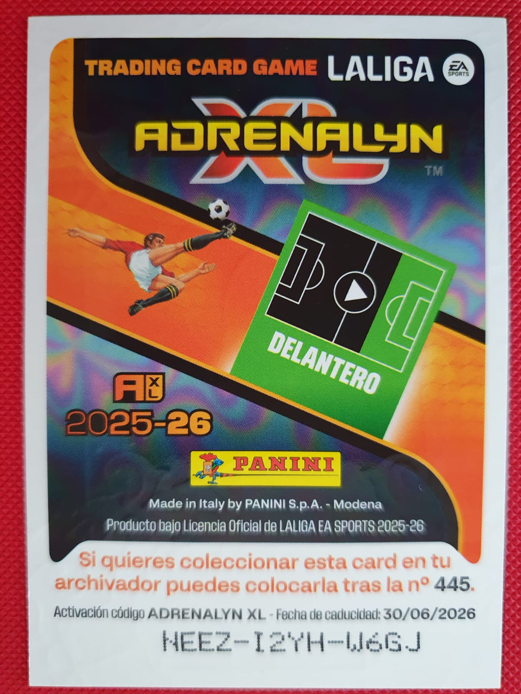 Cristiano Ronaldo Total Kings Edición Única 2016-17 - Reverso