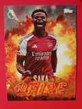 Bukayo Saka On Fire Topps Premier League 2026-27