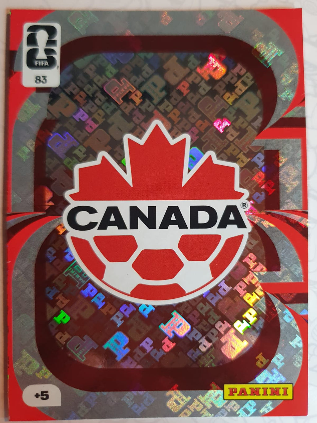 Canada Badge #83 - Panini Adrenalyn XL FIFA World Cup 2026 - Frente