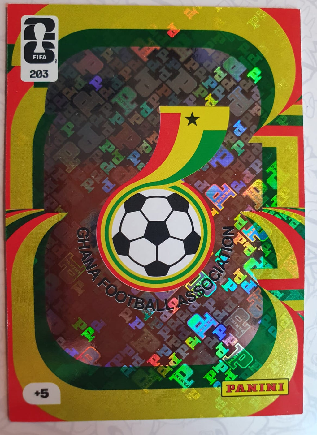 Ghana Badge #203 - Panini Adrenalyn XL FIFA World Cup 2026 - Frente