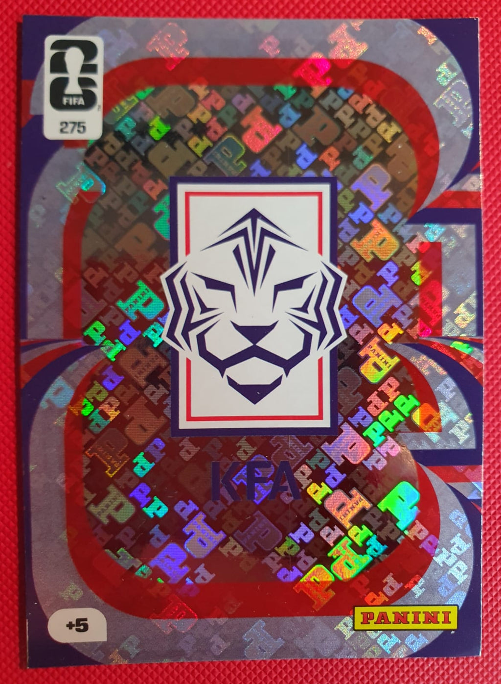 Korea Republic Badge #275 - Panini Adrenalyn XL FIFA World Cup 2026 - Frente