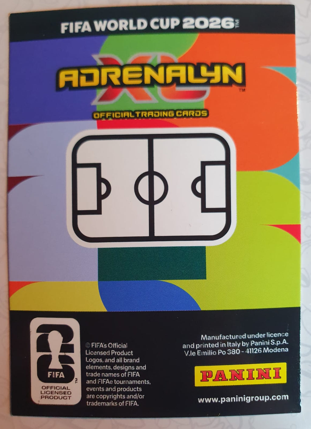 Saudi Arabia Badge #395 - Panini Adrenalyn XL FIFA World Cup 2026 - Reverso