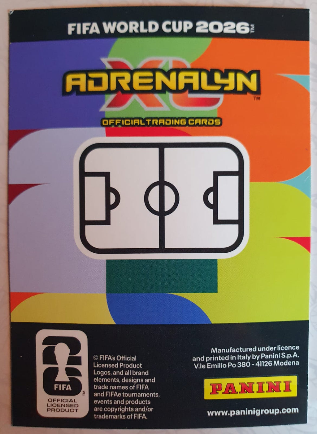 Switzerland Badge #455 - Panini Adrenalyn XL FIFA World Cup 2026 - Reverso