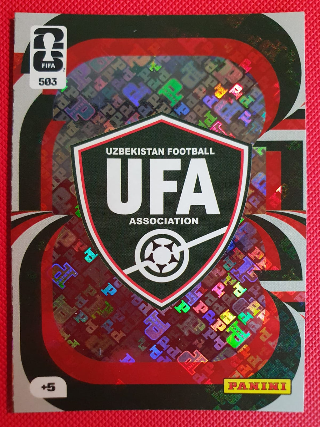 Uzbekistan Badge #503 - Panini Adrenalyn XL FIFA World Cup 2026 - Frente