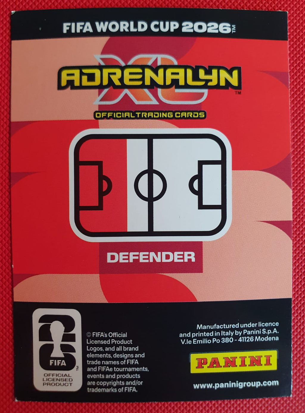 Zeno Debast #610 Master Rookie - Panini Adrenalyn XL FIFA World Cup 2026 - Reverso