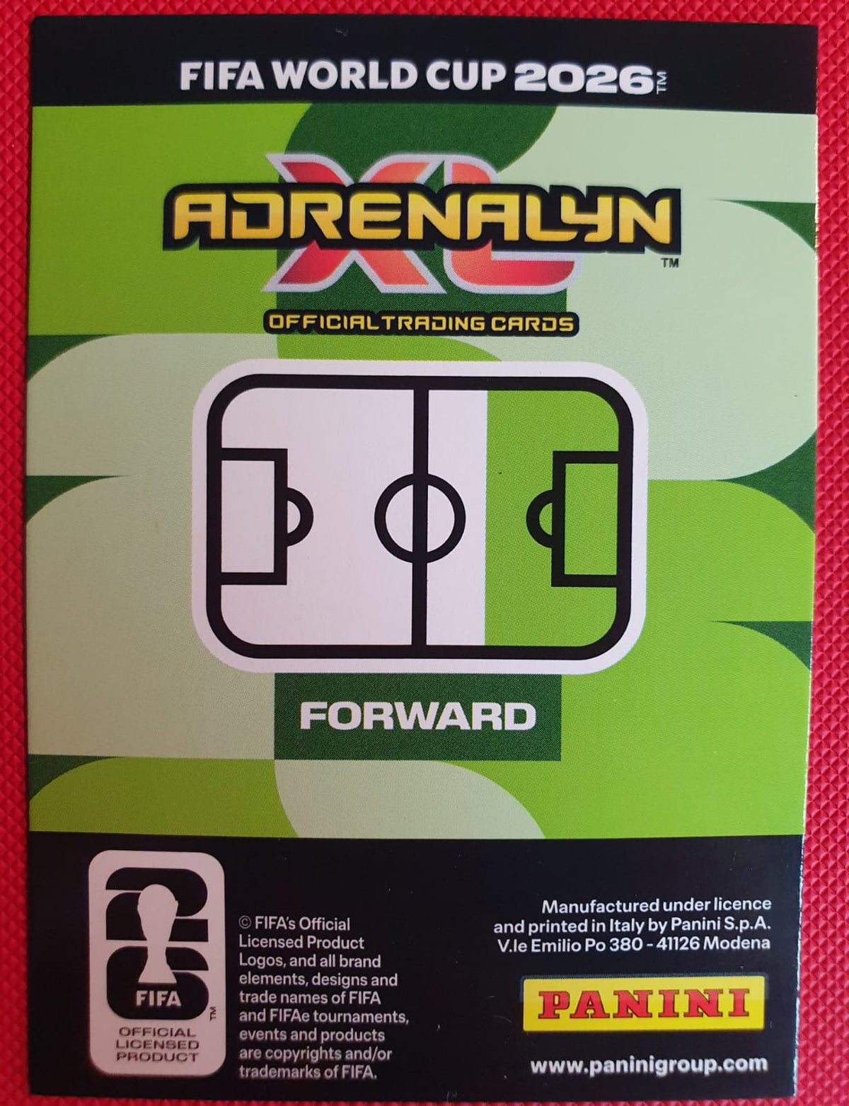 Bradley Barcola #617 Master Rookie - Panini Adrenalyn XL FIFA World Cup 2026 - Reverso