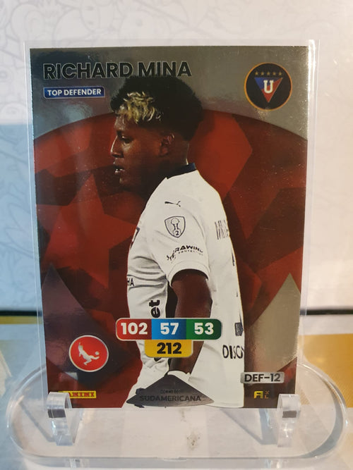 Adrenalyn XL Libertadores 2024 DEF-12 Richard Mina Top Defender Liga de Quito