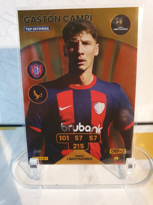 Adrenalyn XL Libertadores 2024 DEF-7 Gastón Campi Top Defender San Lorenzo