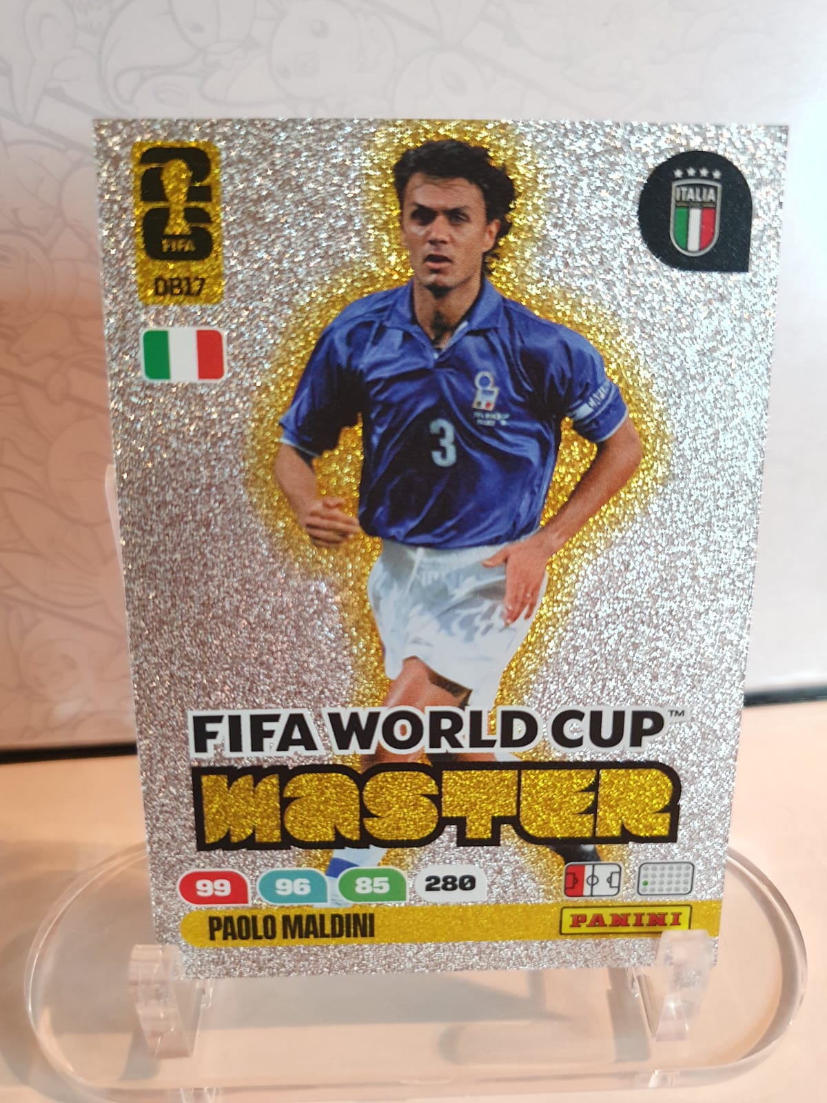 Paolo Maldini FIFA World Cup Master Panini Adrenalyn XL