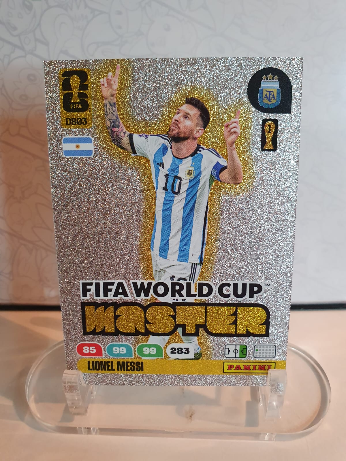 Lionel Messi FIFA World Cup Master Panini Adrenalyn XL
