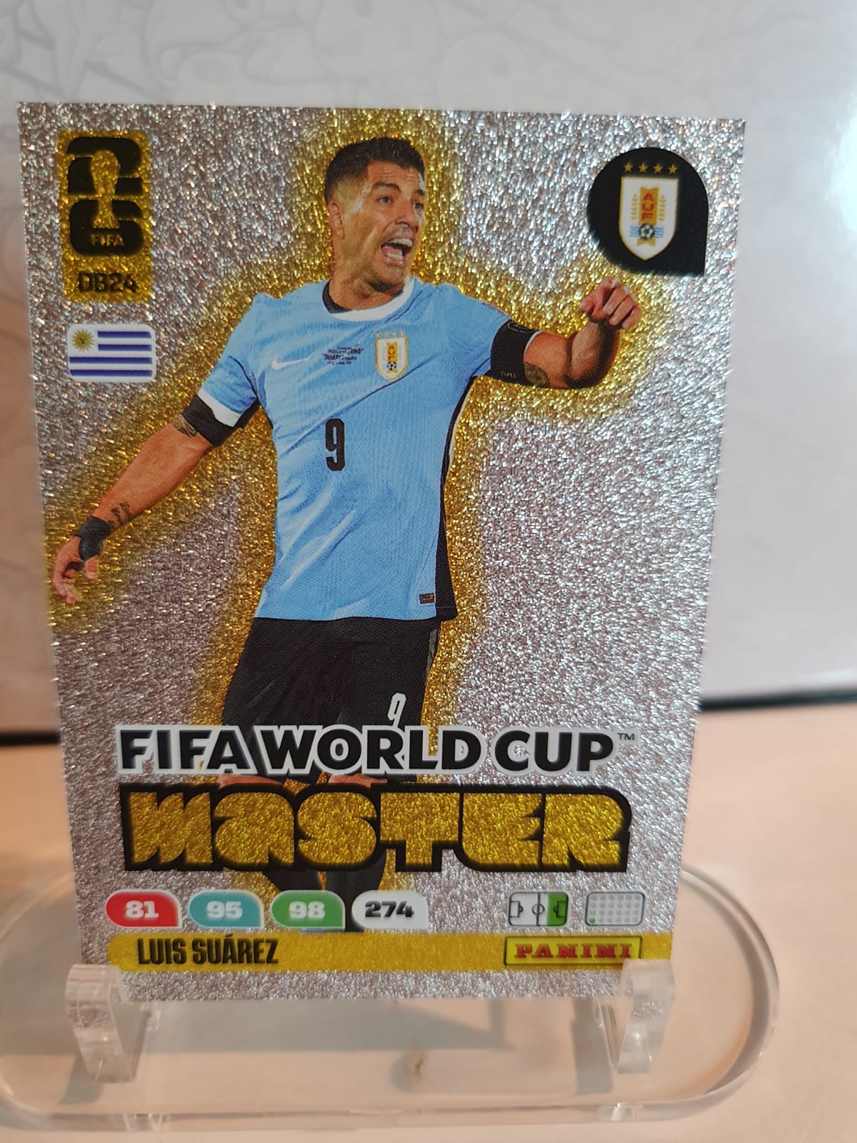 Luis Suárez FIFA World Cup Master Panini Adrenalyn XL