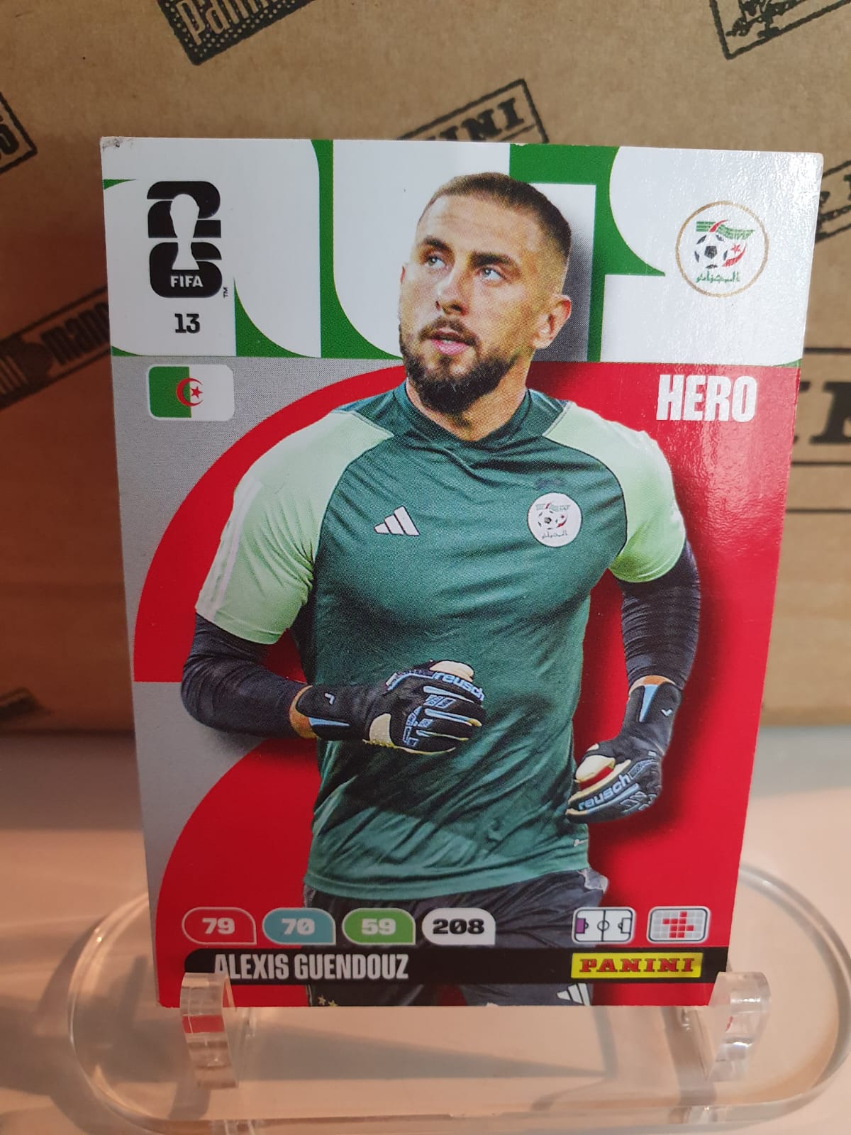 Alexis Guendouz Hero #13 Panini Adrenalyn XL FIFA World Cup 2026