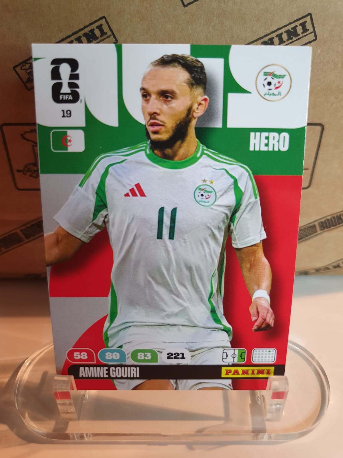 Amine Gouiri Hero #19 Panini Adrenalyn XL FIFA World Cup 2026