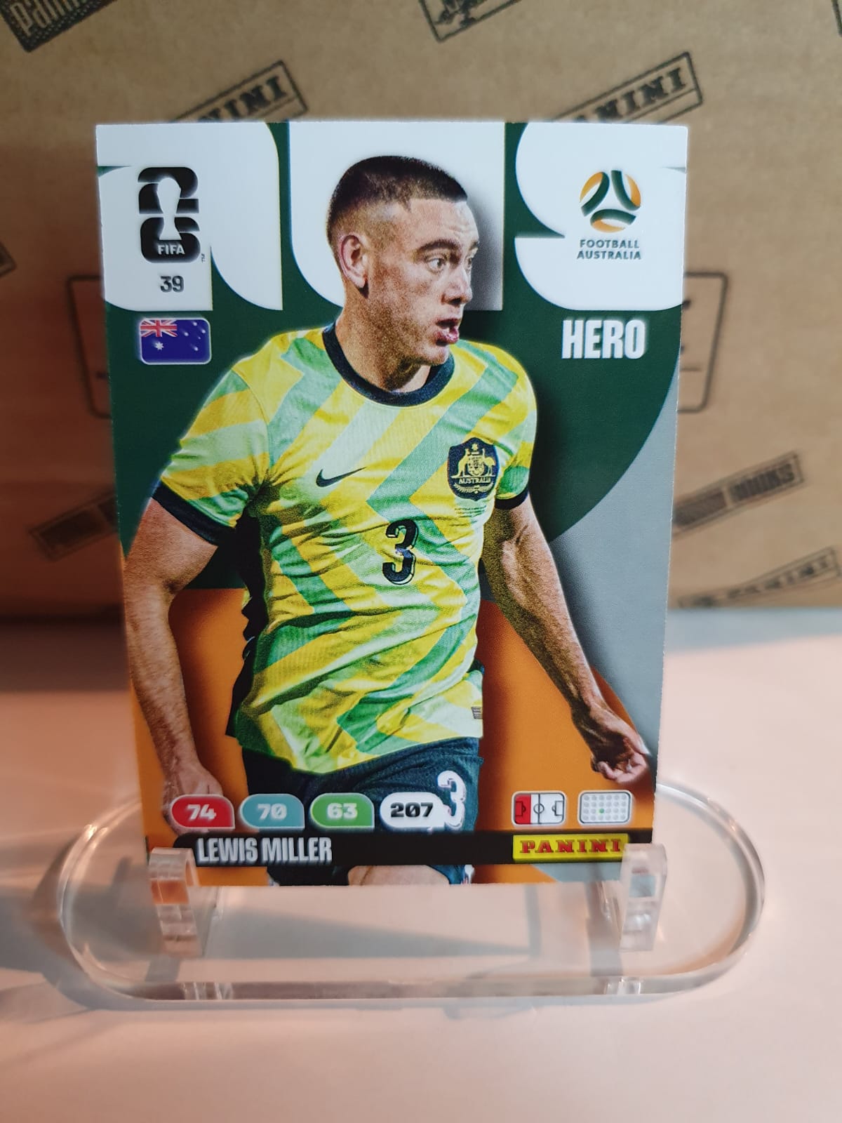 HERO #39 Lewis Miller Panini Adrenalyn XL FIFA World Cup 2026