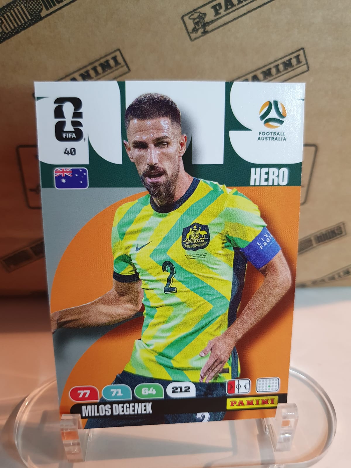 HERO #40 Milos Degenek Panini Adrenalyn XL FIFA World Cup 2026