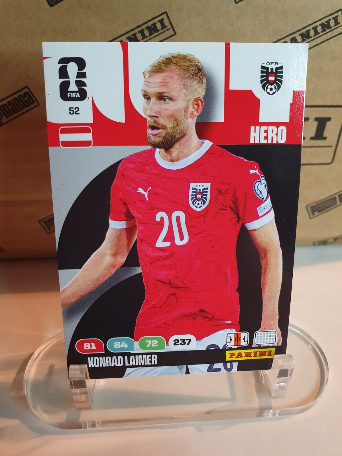 HERO #52 Konrad Laimer Panini Adrenalyn XL FIFA World Cup 2026