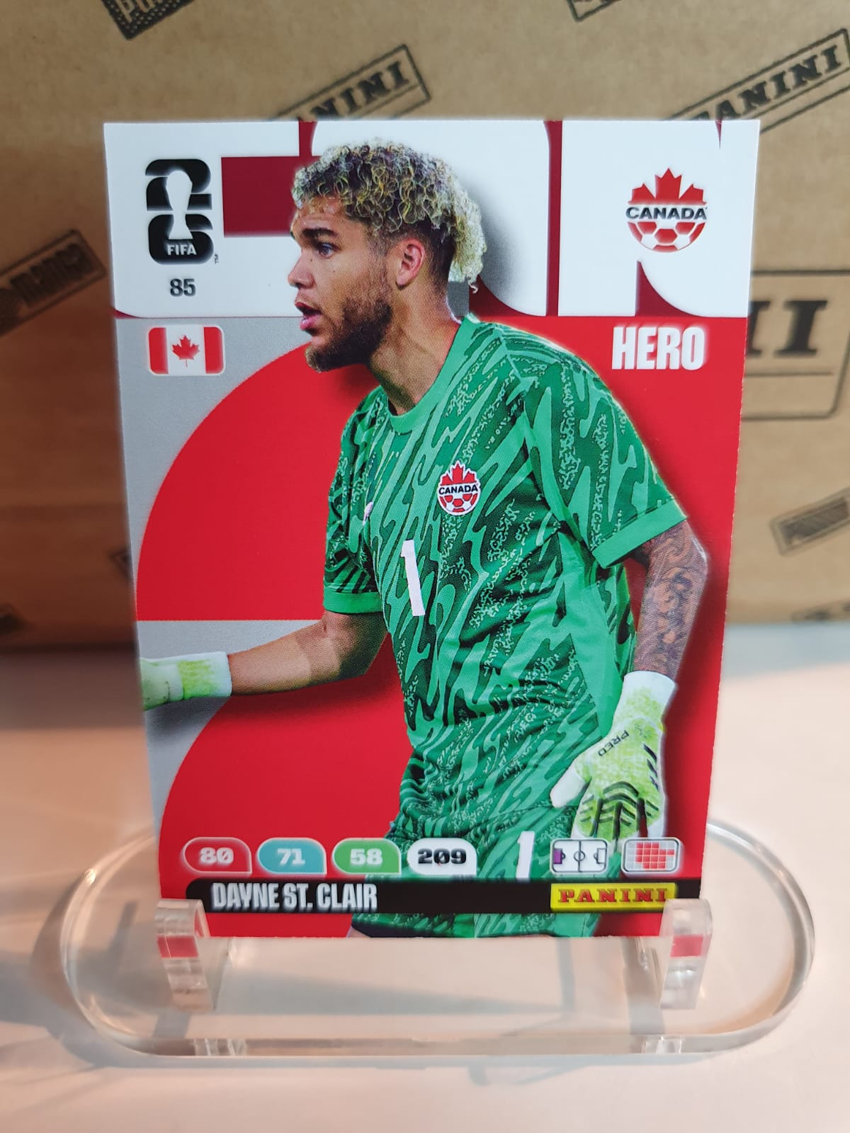 HERO #85 Dayne St. Clair Panini Adrenalyn XL FIFA World Cup 2026
