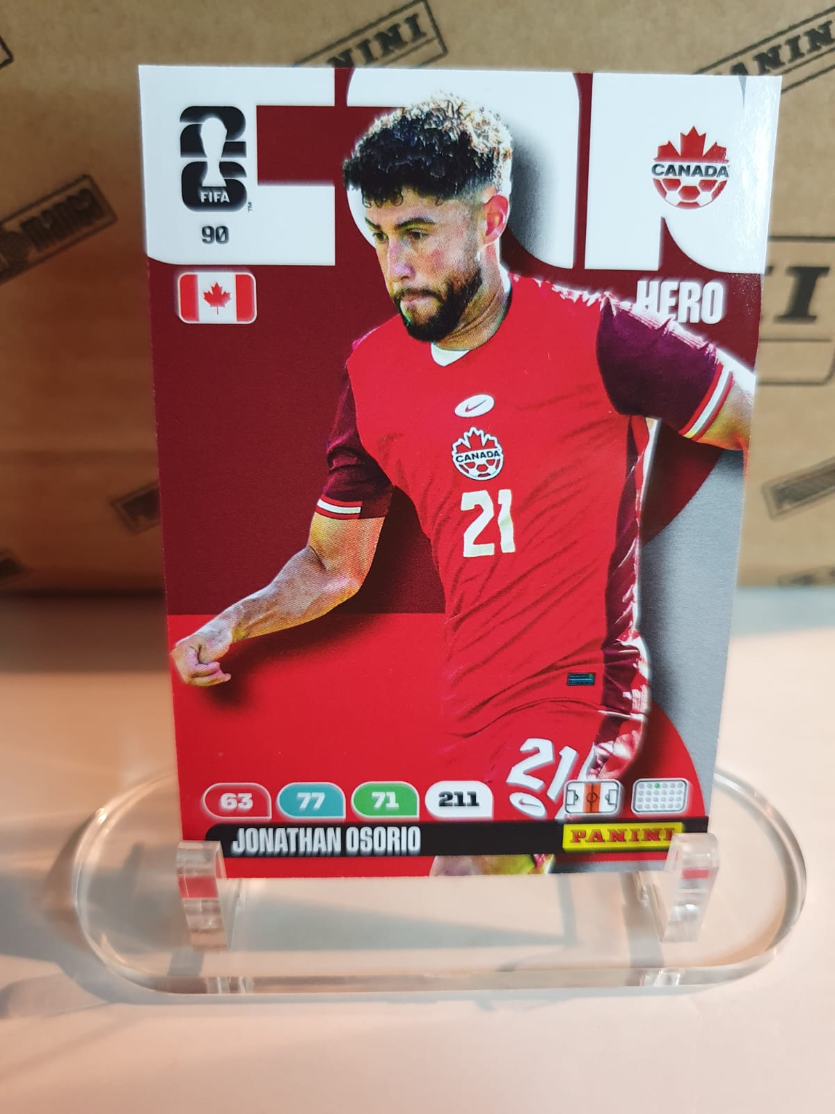 HERO #90 Jonathan Osorio Panini Adrenalyn XL FIFA World Cup 2026