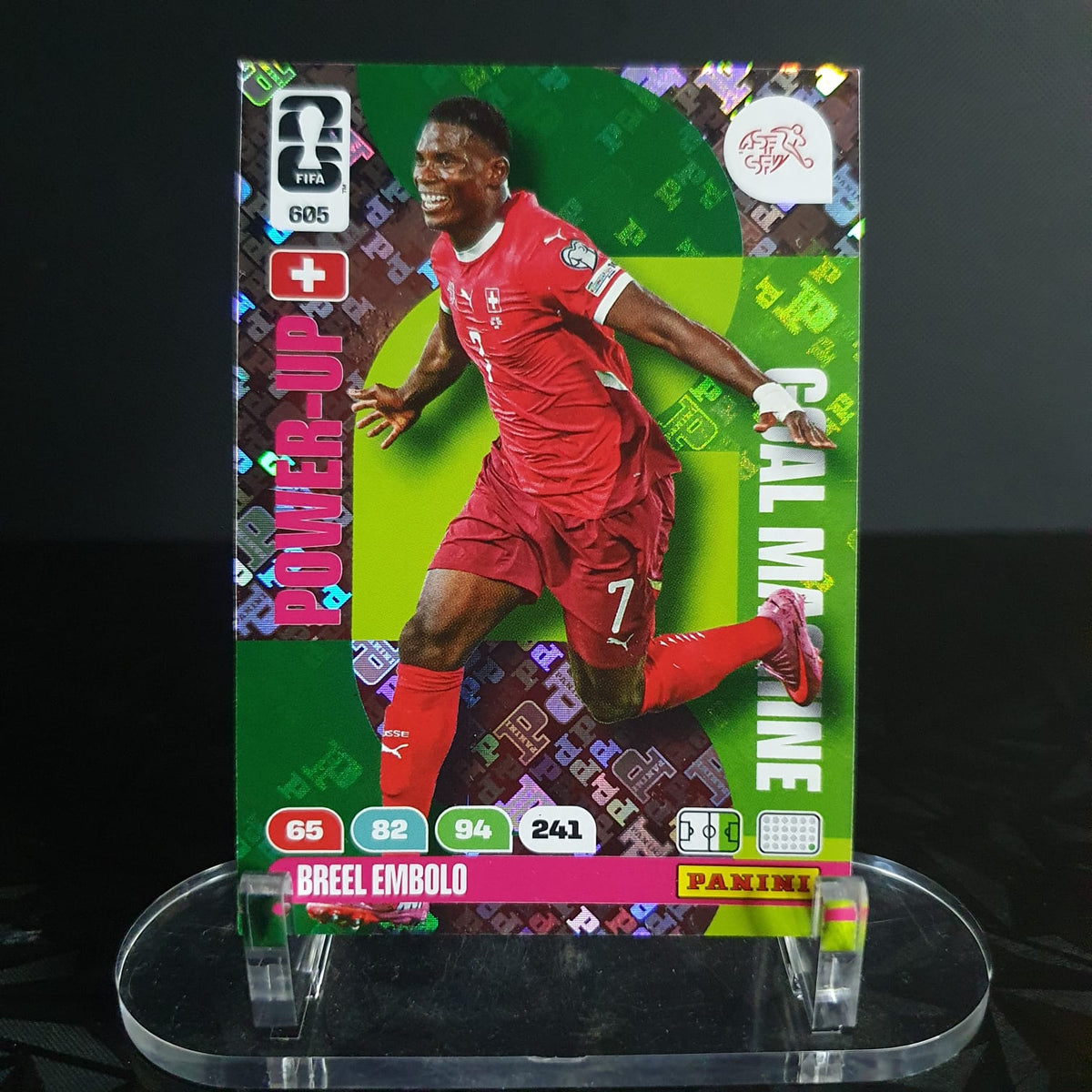 Breel Embolo Power-Up Goal Machine Panini Adrenalyn XL FIFA World Cup 2026