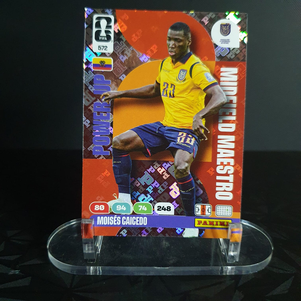 Moisés Caicedo Power-Up Midfield Maestro Panini Adrenalyn XL FIFA World Cup 2026