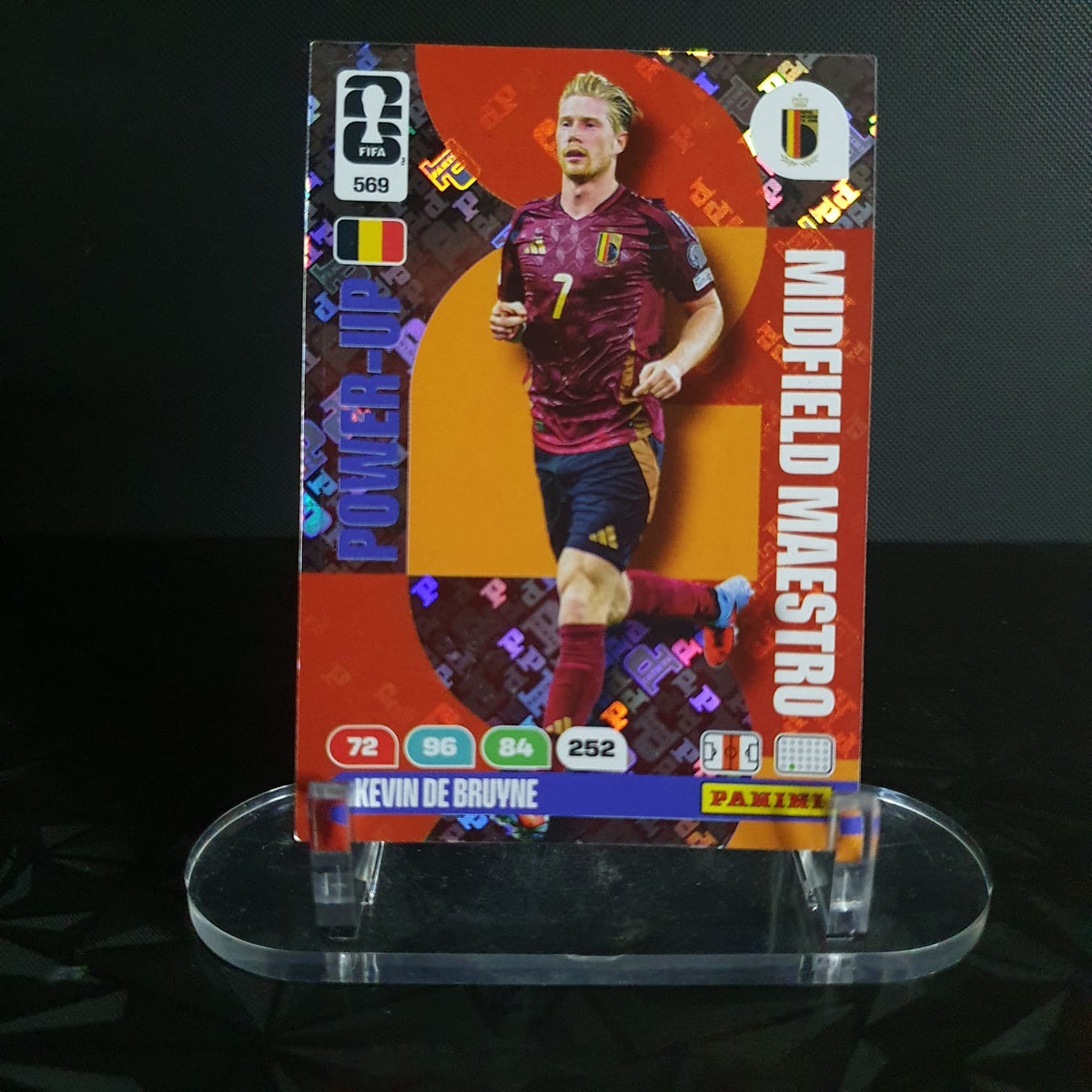 Kevin De Bruyne Power-Up Midfield Maestro Panini Adrenalyn XL FIFA World Cup 2026