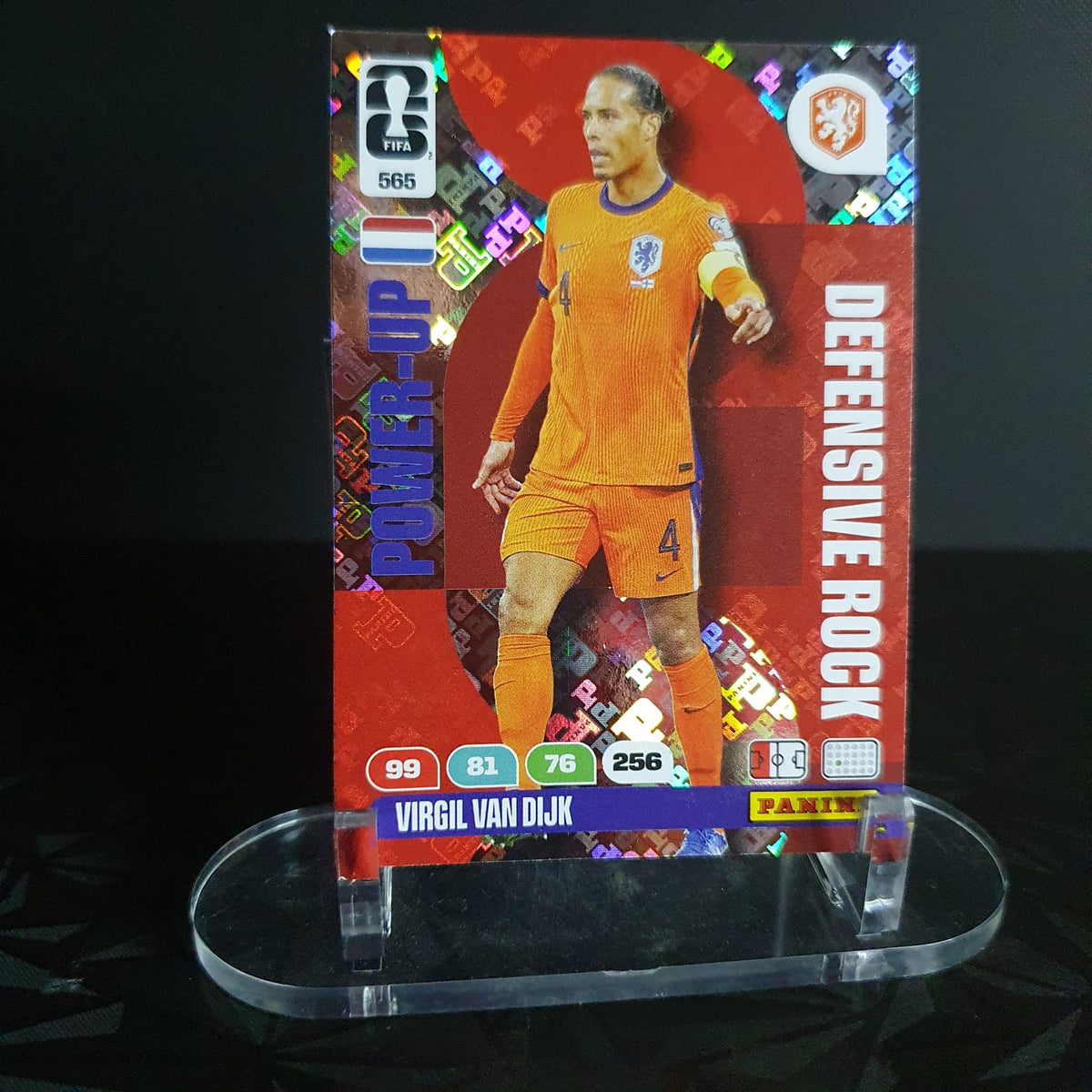 Virgil van Dijk Power-Up Defensive Rock Panini Adrenalyn XL FIFA World Cup 2026