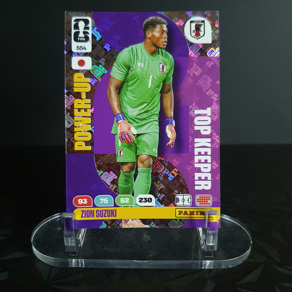 Zion Suzuki Power-Up Top Keeper Panini Adrenalyn XL FIFA World Cup 2026
