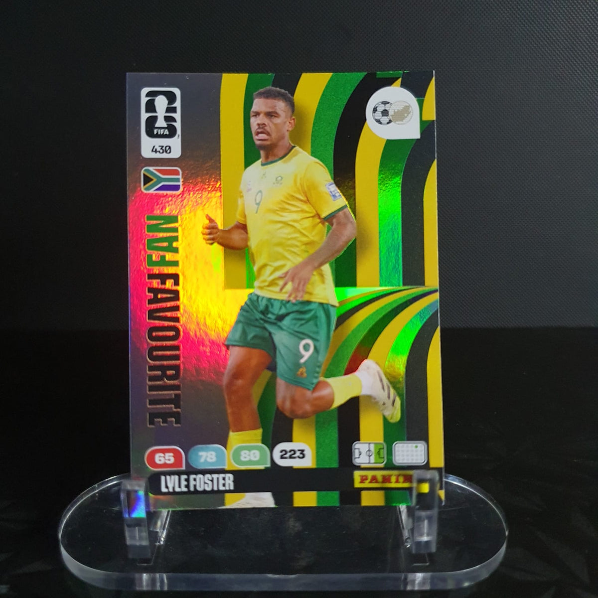 Lyle Foster Fan Favourite Panini Adrenalyn XL FIFA World Cup 2026
