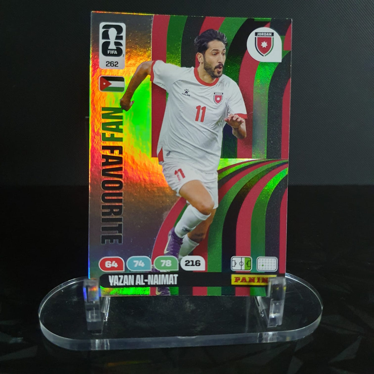Yazan Al-Naimat Fan Favourite Panini Adrenalyn XL FIFA World Cup 2026