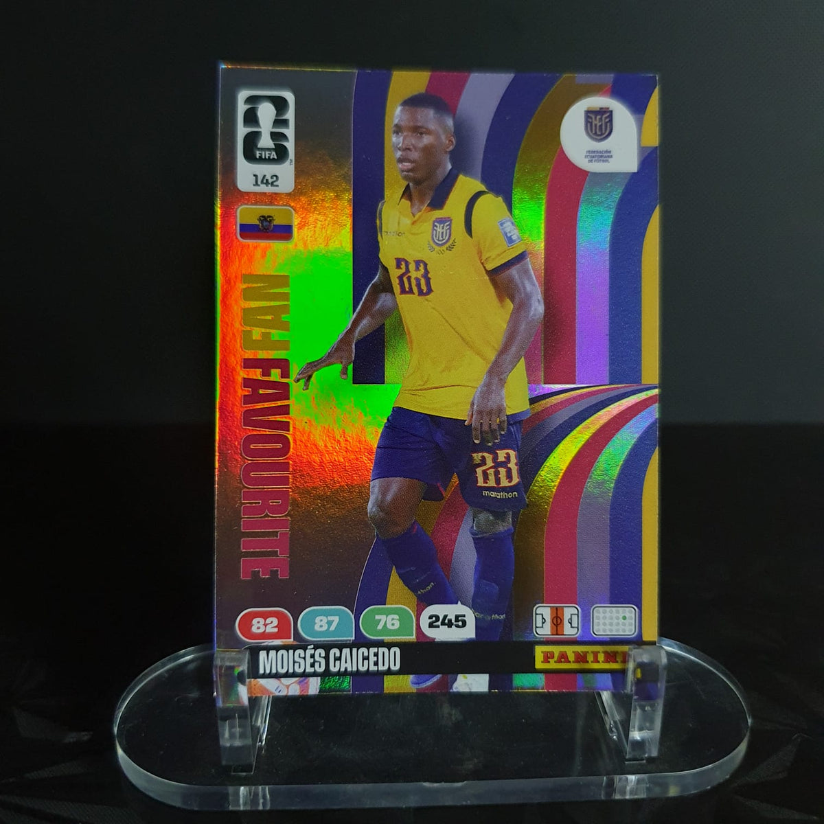 Moisés Caicedo Fan Favourite Panini Adrenalyn XL FIFA World Cup 2026