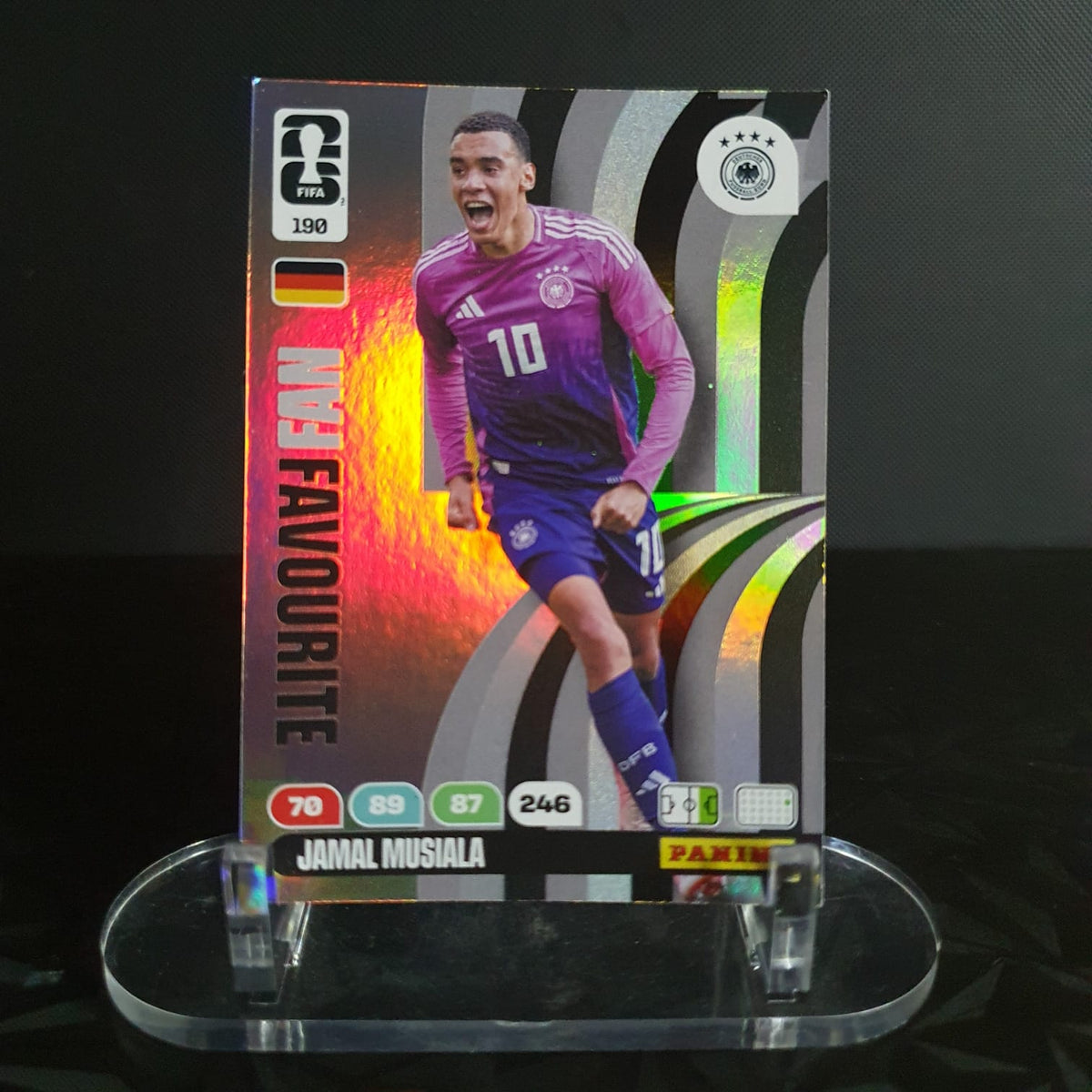 Jamal Musiala Fan Favourite Panini Adrenalyn XL FIFA World Cup 2026