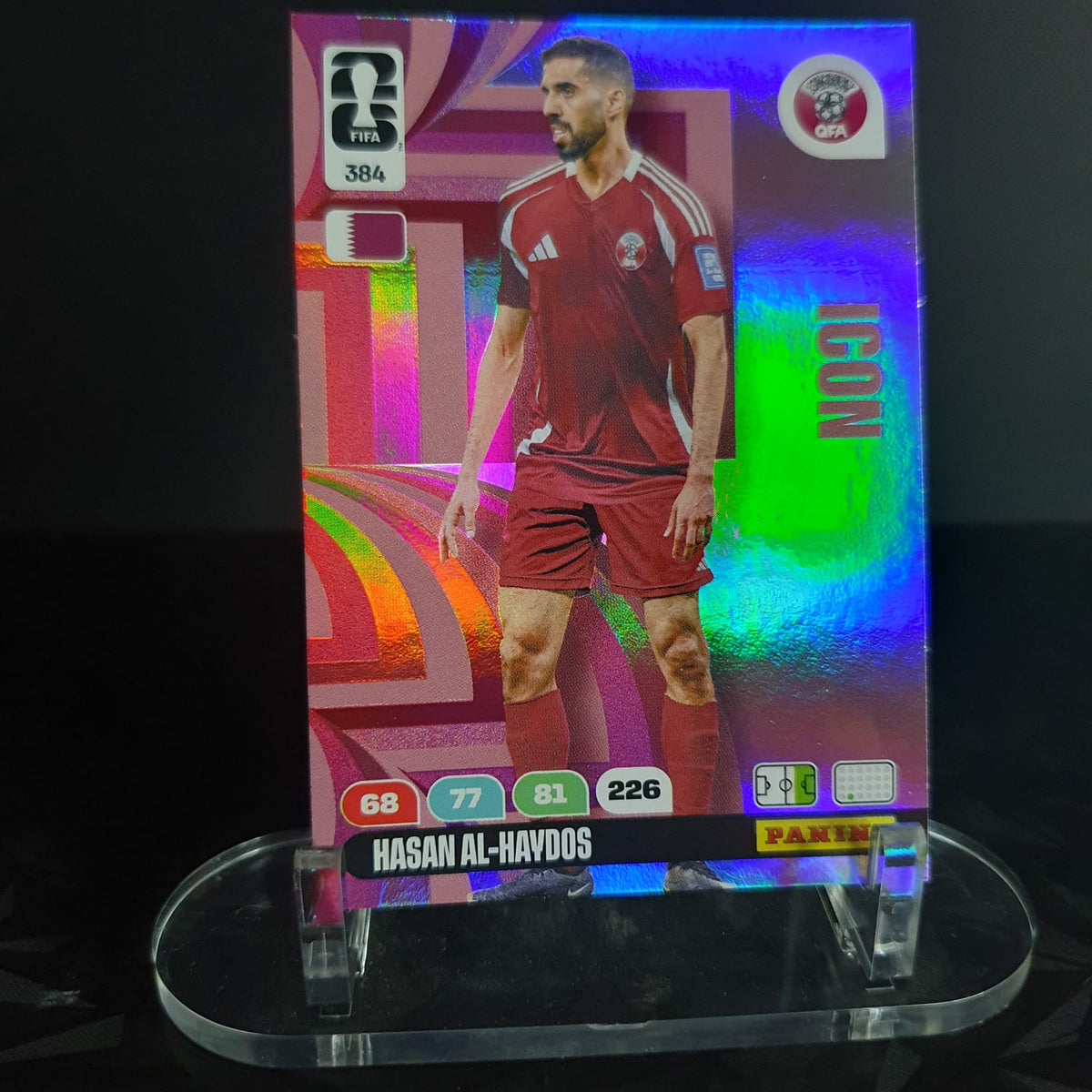 Hasan Al-Haydos Icon Panini Adrenalyn XL FIFA World Cup 2026