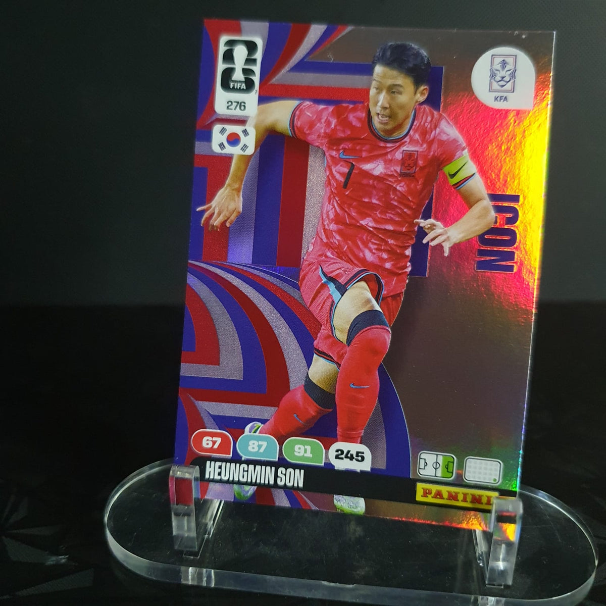Heungmin Son Icon Panini Adrenalyn XL FIFA World Cup 2026