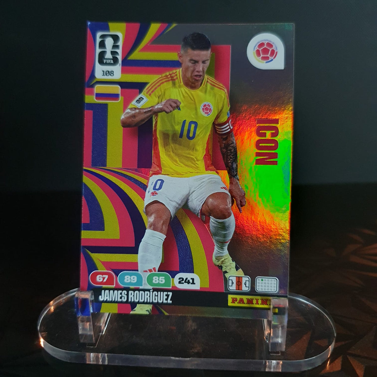 James Rodríguez Icon Panini Adrenalyn XL FIFA World Cup 2026