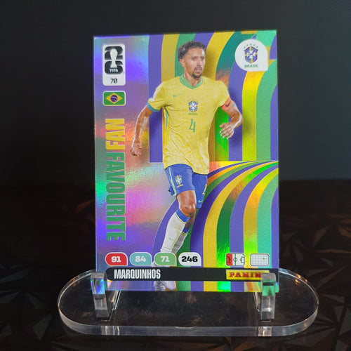#70 Fan Favourite - Marquinhos | Panini Adrenalyn XL FIFA World Cup 2026