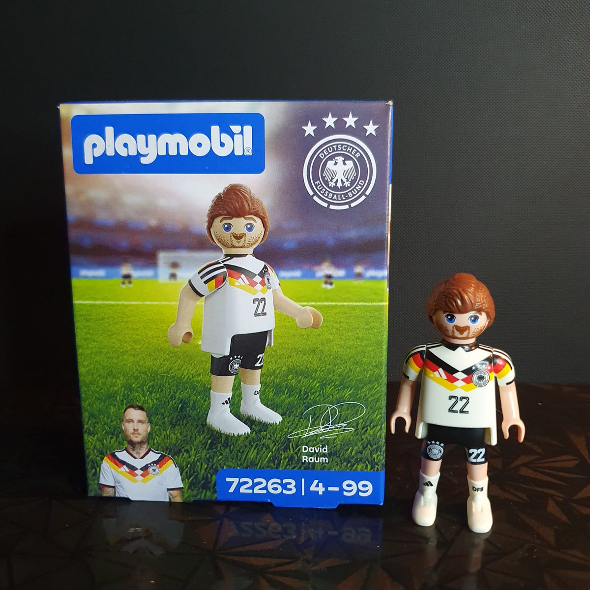 Playmobil David Raum #22 DFB Alemania - Figura Coleccionable 72263