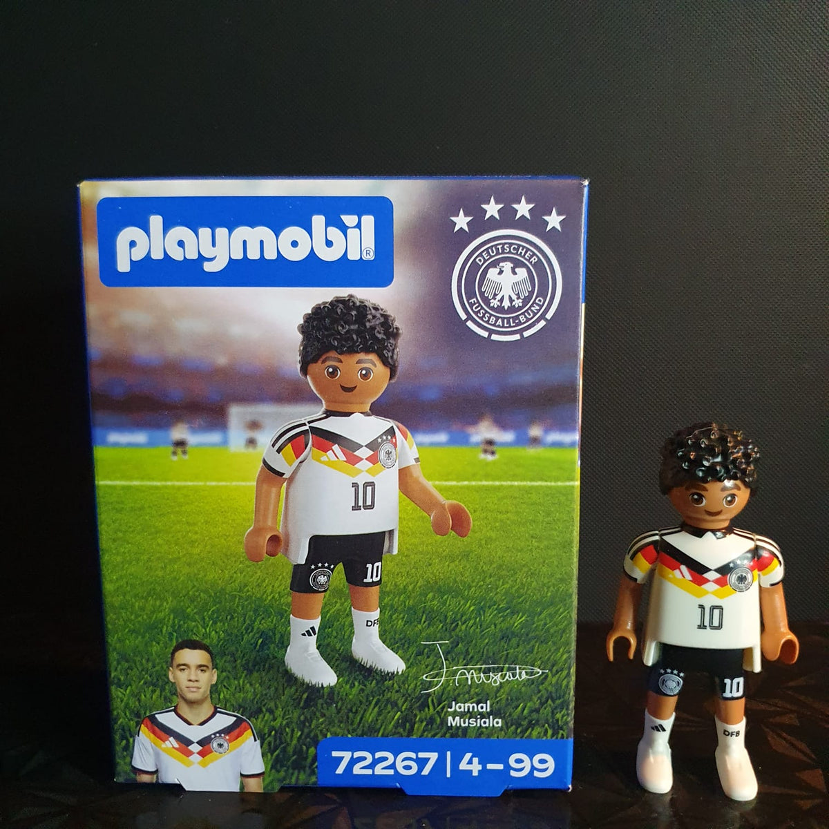 Playmobil Jamal Musiala #10 DFB Alemania - Figura Coleccionable 72267