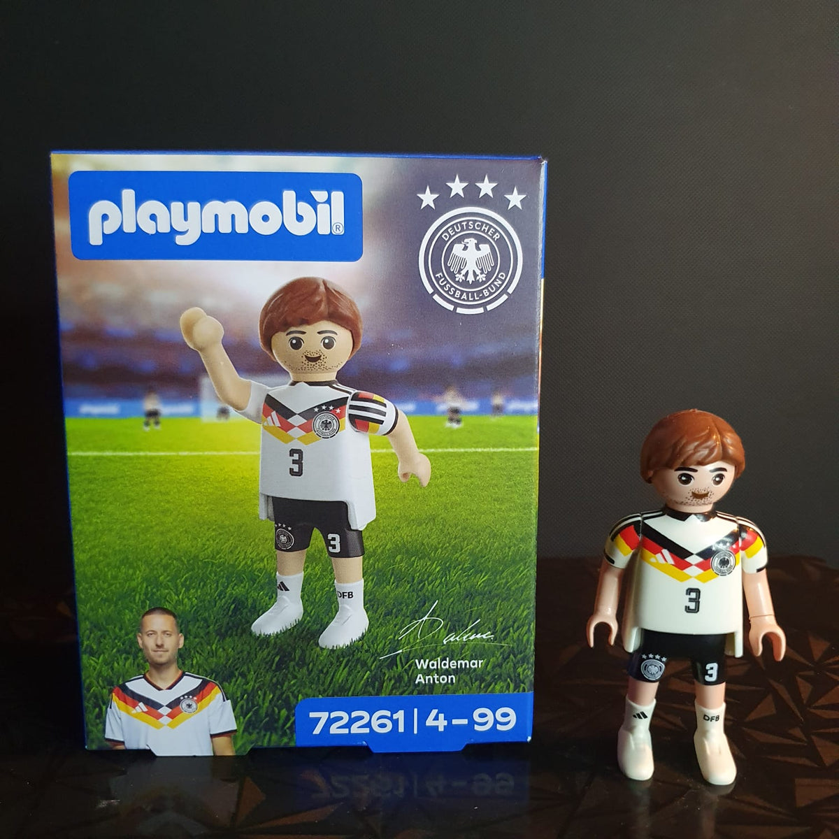 Playmobil Waldemar Anton #3 DFB Alemania - Figura Coleccionable 72261